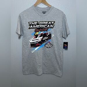 NASCAR Daytona 500 “The Great American Race” Graphic Tee Gray Men’s M NWT